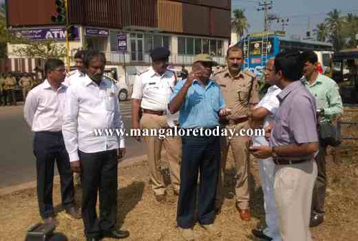 MLA Lobo inspects  prominent junctions 1